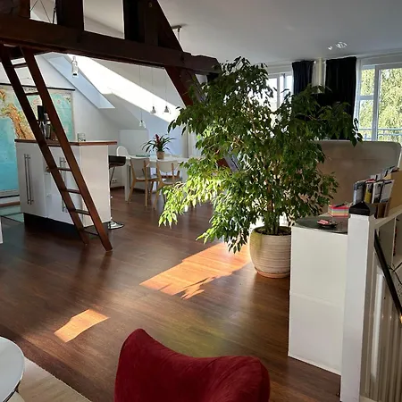 Dachstudio Im Geteviertel - Citynah Apartment *